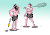 Cartoon: pravacciten (small) by Lubomir Kotrha tagged tennis vaccine novak djokovic australia