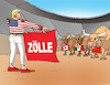 Cartoon: usa clo zoll douanne duty zolle (small) by Lubomir Kotrha tagged usa,clo,zoll,douanne,duty,zolle