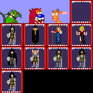 Cartoon: RPG-Maker Faces (medium) by Schimmelpelz-pilz tagged south,park,spongebob,pearla,angry,beavers,beaver,whale,heffer,wolfe,rockos,modern,life,bomberman,beard,squidward,patrick,star,super,mario,poodle,anubis,three,headed,monkey,island,retro,pixel,game,fan,kenny,stan,kyle,plankton,ren,stimpy,warrior,sword,vampire,sorcerer,fighter,magician,axe,rode,shield,armor,cape,medieval,cat,chihuahua