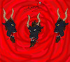 Cartoon: Devil (small) by Schimmelpelz-pilz tagged devil,beast,goat,buck,satan,creature,abomination,chin,beard,fantasy,hell,hellish,monster,horn,horns,snake,tongue,mohawk,demon,bestie,bock,kreatur,schlangenzunge,ziegenbock,biest,bart,ziegenbart