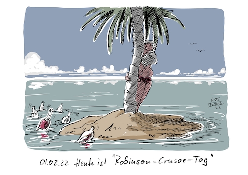 Cartoon: Heute ist auch der... (medium) by Jori Niggemeyer tagged heuteist,robinsoncrusoe,intimität,insel,flaschenpost,leidenschaft,single,gesellschaft,einsamkeit,alleinsein,humor,joricartoon,niggemeyer,cartooon,cartoonart,illustration,illustrator,karikatur,cartoondrawing,witzigebilder,cartoon