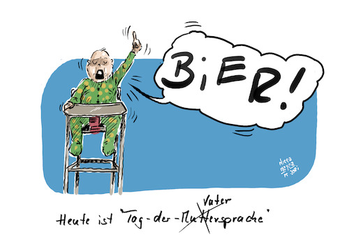 Vaters Sprache...