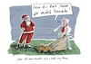 Cartoon: Den Klimawandel nutzen... (small) by Jori Niggemeyer tagged klimawandel santa nikolaus garten rasenmäher joricartoon niggemeyer