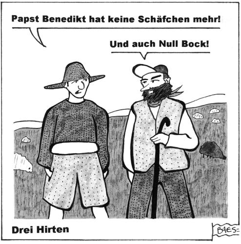 Drei Hirten