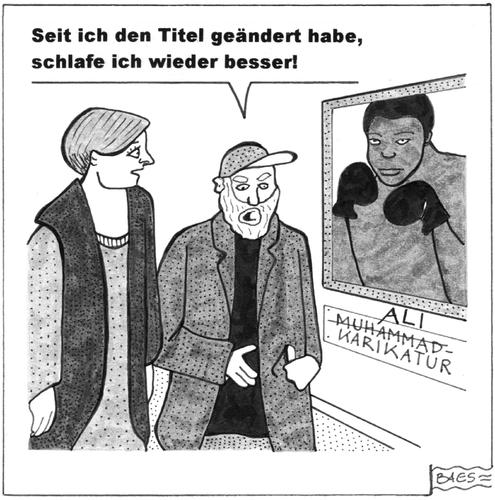 Cartoon: Künstlerische Freiheit (medium) by BAES tagged clay,cassius,boxen,ausstellung,toleranz,cartoon,beleidigung,muslime,terror,islam,meinungsfreiheit,freiheit,künstlerische,karikaturist,ali,muhammad,mohammed,karikatur,karikatur,mohammed,muhammad,ali,karikaturist,künstlersiche,freiheit,meinungsfreiheit,islam,terror,muslime,beleidigung,cartoon,toleranz,ausstellung,boxen,cassius,clay