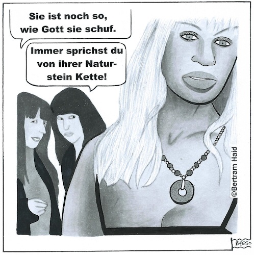 Cartoon: Zeitlos (medium) by BAES tagged frauen,lästern,kette,natur,schönheit,jugend,alter,zeit,schmuck,frauen,lästern,kette,natur,schönheit,jugend,alter,zeit,schmuck