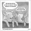 Cartoon: Im Tierwohl-Betrieb (small) by BAES tagged tiere,schweine,tierwohl,nutztiere,freiheit,natur,menschen,schlachten,tierschutz,landwirtschaft,fleischwirtschaft,leben