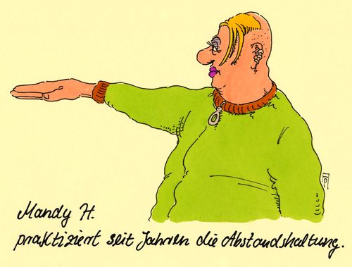 Cartoon: abstandshaltung (medium) by Andreas Prüstel tagged köln,silvesternacht,übergriffe,frauen,abstanshalrung,rechtsradikale,neonazis,hitlergruß,cartoon,karikatur,andreas,pruestel,köln,silvesternacht,übergriffe,frauen,abstanshalrung,rechtsradikale,neonazis,hitlergruß,cartoon,karikatur,andreas,pruestel