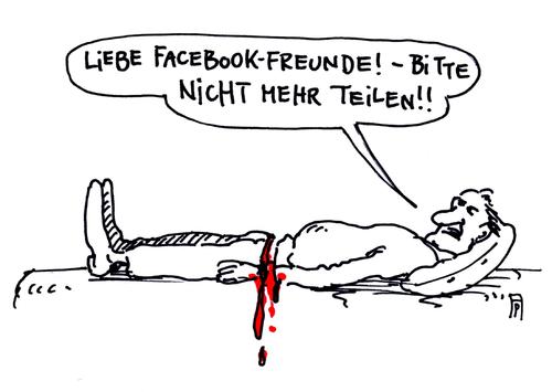 Cartoon: ausgeteilt (medium) by Andreas Prüstel tagged teilen,teilung,facebook,freunde,internet,soziale,netzwerke,cartoon,karikatur,andreas,pruestel,teilen,teilung,facebook,freunde,internet,soziale,netzwerke,cartoon,karikatur,andreas,pruestel