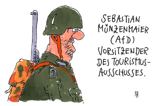 Cartoon: ausschußvorsitzender (medium) by Andreas Prüstel tagged bundestag,vorsitz,tourismusausschuß,mümzenmaier,afd,cartoon,karikatur,andreas,pruestel,bundestag,vorsitz,tourismusausschuß,mümzenmaier,afd,cartoon,karikatur,andreas,pruestel