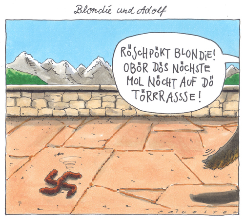 blondie und adolf