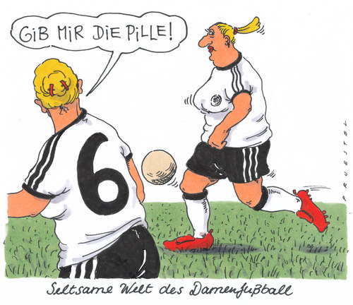 Cartoon: damenfußball (medium) by Andreas Prüstel tagged pass,abspiel,pille,ball,nationalmannschaft,weltmeisterschaft,frauenfußball,fußball,fußball,frauenfußball,weltmeisterschaft,nationalmannschaft,abspiel,pille,pass,sport,frauen,frauenwm,fifa,frauenfussball