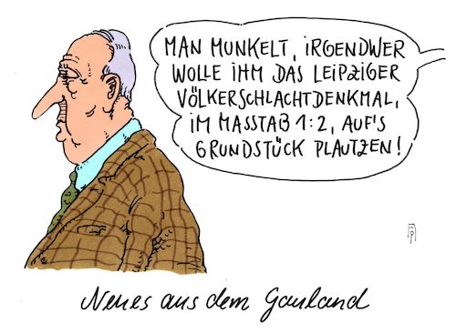 Cartoon: denkmal (medium) by Andreas Prüstel tagged afd,höcke,thüringen,holocaustdenkmal,kunstaktion,gauland,völkerschlachtdenmal,leipzig,cartoon,karikatur,andreas,pruestel,afd,höcke,thüringen,holocaustdenkmal,kunstaktion,gauland,völkerschlachtdenmal,leipzig,cartoon,karikatur,andreas,pruestel