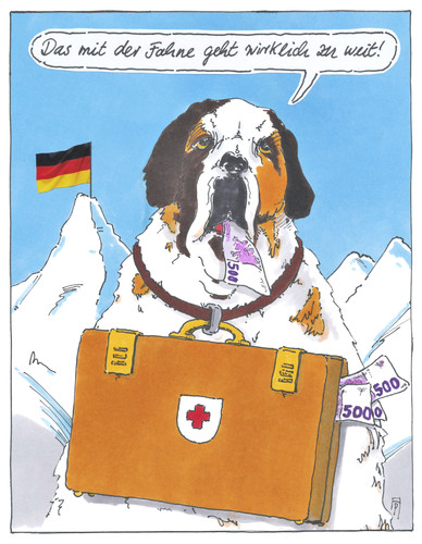 Cartoon: deutschschweiz (medium) by Andreas Prüstel tagged schweiz,referndum,einwanderungsbeschränkung,deutsche,deutschfeinlichkeit,bernhardiner,matterhorn,cartoon,karikatur,andreas,pruestel,schweiz,referndum,einwanderungsbeschränkung,deutsche,deutschfeinlichkeit,bernhardiner,matterhorn,cartoon,karikatur,andreas,pruestel