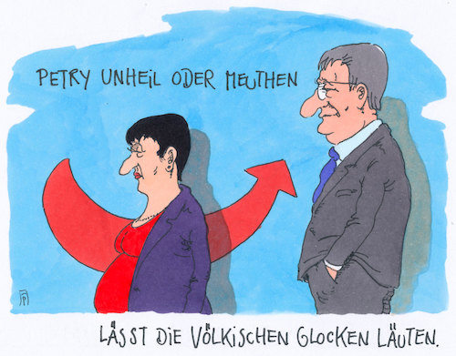 Cartoon: führerfiguren (medium) by Andreas Prüstel tagged afd,parteitag,köln,petry,meuthen,bundestagswahl,parteiprogramm,rechtspopulismus,cartoon,karikatur,andreas,pruestel,afd,parteitag,köln,petry,meuthen,bundestagswahl,parteiprogramm,rechtspopulismus,cartoon,karikatur,andreas,pruestel