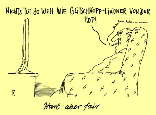 Cartoon: hart aber fair (medium) by Andreas Prüstel tagged tvrunde,plaßberg,martin,lindner,fdp,cartoon,karikatur,andreas,pruestel,tvrunde,plaßberg,martin,lindner,fdp,cartoon,karikatur,andreas,pruestel