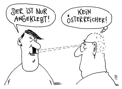 Cartoon: kein österreicher (medium) by Andreas Prüstel tagged österreich,präsidentschaftswahlen,wahlunterlagen,couvert,klebstoff,österreicher,hitler,bart,cartoon,karikatur,andreas,pruestel,österreich,präsidentschaftswahlen,wahlunterlagen,couvert,klebstoff,österreicher,hitler,bart,cartoon,karikatur,andreas,pruestel