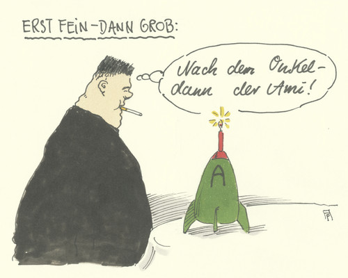 Cartoon: kim jong un (medium) by Andreas Prüstel tagged kim,jong,un,nordkorea,nuklearkriegsdrohung,usa,atombombe,onkelmord,hintichtung,catoon,karikatur,andreas,pruestel,kim,jong,un,nordkorea,nuklearkriegsdrohung,usa,atombombe,onkelmord,hintichtung,catoon,karikatur,andreas,pruestel