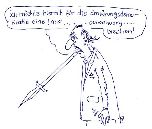 Cartoon: Lanz (medium) by Andreas Prüstel tagged markus,lanz,empörung,shitstorm,moderator,flachlandentertainment,zdf,cartoon,karikatur,andreas,pruestel,markus,lanz,empörung,shitstorm,moderator,flachlandentertainment,zdf,cartoon,karikatur,andreas,pruestel