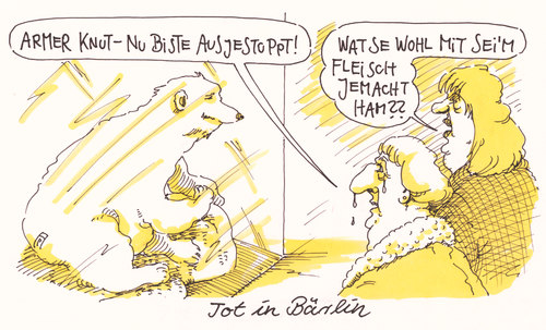 Cartoon: mausetot (medium) by Andreas Prüstel tagged pferdefleischskandal,eisbär,knut,ausstopfung,präparierung,ausstellung,berlin,fans,naturkundemuseum,cartoon,karikatur,pferdefleischskandal,eisbär,knut,ausstopfung,präparierung,ausstellung,berlin,fans,naturkundemuseum,cartoon,karikatur