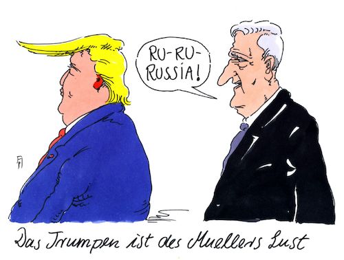 Cartoon: muellers lust (medium) by Andreas Prüstel tagged usa,sonderermittler,robert,mueller,trump,russlandaffäre,cartoon,karikatir,andreas,pruestel,usa,sonderermittler,robert,mueller,trump,russlandaffäre,cartoon,karikatir,andreas,pruestel