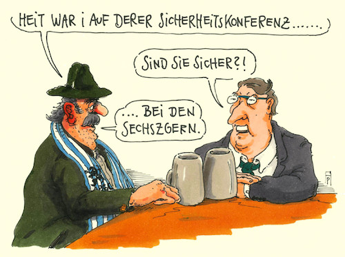 Cartoon: münchner konferenz (medium) by Andreas Prüstel tagged sicherheitskonferenz,münchen,fußball,tsv,achtzehnhundertsechszig,cartoon,karikatur,andreas,pruestel,sicherheitskonferenz,münchen,fußball,tsv,achtzehnhundertsechszig,cartoon,karikatur,andreas,pruestel