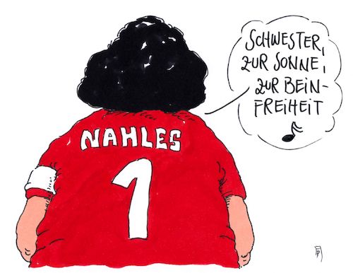 Cartoon: nahles (medium) by Andreas Prüstel tagged spd,vorsitz,andrea,nahles,wahl,erste,frau,cartoon,karikatur,andreas,pruestel,spd,vorsitz,andrea,nahles,wahl,erste,frau,cartoon,karikatur,andreas,pruestel