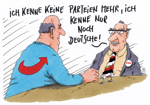 Cartoon: nur noch deutsche (medium) by Andreas Prüstel tagged kaiser,auspruch,basis,rechtsruck,parteitag,cdu,wilhelm,zwei,balkonrede,erster,weltkrieg,anbiederung,afd,cartoon,karikatur,andreas,pruestel,cdu,parteitag,rechtsruck,basis,auspruch,kaiser,wilhelm,zwei,balkonrede,erster,weltkrieg,anbiederung,afd,cartoon,karikatur,andreas,pruestel