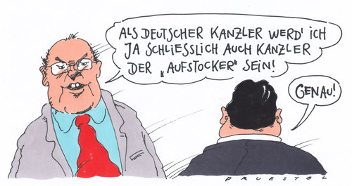 Cartoon: peer und sigmar (medium) by Andreas Prüstel tagged peer,steinbrück,nebentätigkeiten,honorare,spd,kanzlerkandidat,sigmar,gabriel,parteivorsitzender,bundestag,cartoon,andreas,prüstel,peer,steinbrück,nebentätigkeiten,honorare,spd,kanzlerkandidat,sigmar,gabriel,parteivorsitzender,bundestag,cartoon,andreas,prüstel