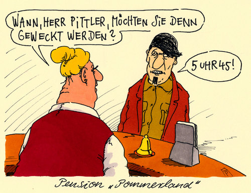 Cartoon: pommerland (medium) by Andreas Prüstel tagged pommern,pommerland,zweiter,weltkrieg,hitler,noanazis,pension,cartoon,karikatur,andreas,pruestel,pommern,pommerland,zweiter,weltkrieg,hitler,noanazis,pension,cartoon,karikatur,andreas,pruestel