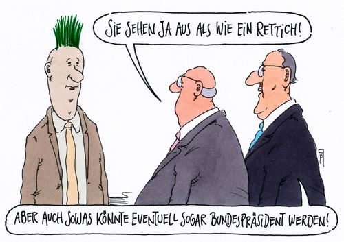 Cartoon: präsidial (medium) by Andreas Prüstel tagged bundespräsident,bundespräsidentenkandidaten,rettich,cartoon,karikatur,andreas,pruestel,bundespräsident,bundespräsidentenkandidaten,rettich,cartoon,karikatur,andreas,pruestel