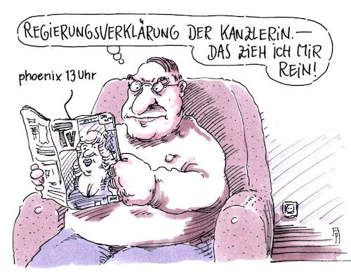 Cartoon: programmtip (medium) by Andreas Prüstel tagged bundestag,regierungserklärung,kanzlerin,merkel,verklärung,tv,phoenix,programmzeitschrift,cartoon,karikatur,andreas,pruestel,bundestag,regierungserklärung,kanzlerin,merkel,verklärung,tv,phoenix,programmzeitschrift,cartoon,karikatur,andreas,pruestel