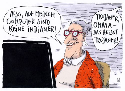 Cartoon: trojaner (medium) by Andreas Prüstel tagged hacker,weltweiter,hackerangriff,trojaner,indianer,cartoon,karikatur,andreas,pruestel,hacker,weltweiter,hackerangriff,trojaner,indianer,cartoon,karikatur,andreas,pruestel