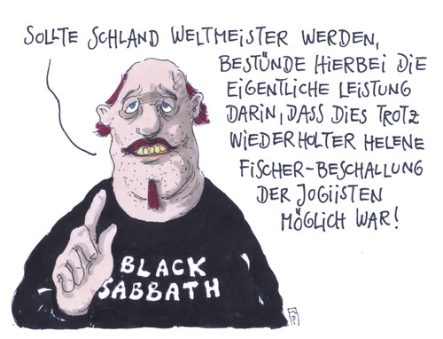 Cartoon: trübe fischer (medium) by Andreas Prüstel tagged fußballweltmeisterschaft,brasilien,nationalmannschaft,jogiisten,schlagerscheiß,helene,fischer,black,sabbath,beschallung,cartoon,karikatur,andreas,pruestel,fußballweltmeisterschaft,brasilien,nationalmannschaft,jogiisten,schlagerscheiß,helene,fischer,black,sabbath,beschallung,cartoon,karikatur,andreas,pruestel