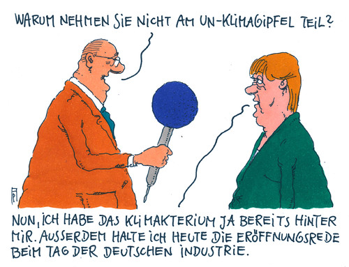 Cartoon: un.-klimagipfel (medium) by Andreas Prüstel tagged un,klimagipfel,merkel,klimawandel,klimakterium,deutsche,industrie,umweltschutz,cartoon,karikatur,andreas,pruestel,un,klimagipfel,merkel,klimawandel,klimakterium,deutsche,industrie,umweltschutz,cartoon,karikatur,andreas,pruestel