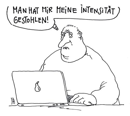 Cartoon: verlust (medium) by Andreas Prüstel tagged internet,indentität,user,daten,datenklau,intensität,intensiv,cartoon,karikatur,andreas,pruestel,internet,indentität,user,daten,datenklau,intensität,intensiv,cartoon,karikatur,andreas,pruestel