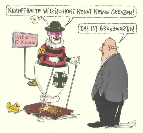 Cartoon: witzischkeit (medium) by Andreas Prüstel tagged karneval,bütt,büttenredner,fall,edathy,große,koalition,bundeswehr,auslandseinsätze,adac,genmais,witzischkeit,grenzwertigkeit,cartoon,karikatur,andreas,pruestel,karneval,bütt,büttenredner,fall,edathy,große,koalition,bundeswehr,auslandseinsätze,adac,genmais,witzischkeit,grenzwertigkeit,cartoon,karikatur,andreas,pruestel