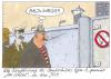 Cartoon: der schlot (small) by Andreas Prüstel tagged rauchverbot knast schadenfreude