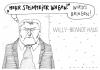 Cartoon: frank walter (small) by Andreas Prüstel tagged steinmeier kanzlerkandidat