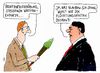 Cartoon: kosten decken (small) by Andreas Prüstel tagged flüchtlingszustrom finanzierung waffenexporte briefportoerhöhung wirtschaftsminister gabriel cartoon karikatur andreas pruestel