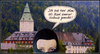 Cartoon: urlaub in elmau (small) by Andreas Prüstel tagged sieben,elmau,protest,schwarzer,block,urlaub,cartoon,collage,andreas,pruestel