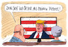 Cartoon: zu oft (small) by Andreas Prüstel tagged usa trump permanenz präsenz medien tv pimmel cartoon karikatur andreas pruestel