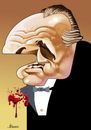 Cartoon: Marlon Brando (small) by Ulisses-araujo tagged marlon,brando