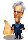 Cartoon: talib makki-mekki- caricature (small) by handren khoshnaw tagged handren khoshnaw talib makki mekki iraq sculpture caricature portrait