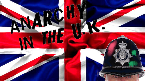 Cartoon: rule britannia (medium) by ab tagged uk,riots,right,people