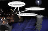 Cartoon: gestern nacht auf capri (small) by ab tagged urlaub,italien,nacht,licht