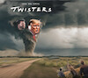 Cartoon: its coming (small) by ab tagged us,storm,tornado,movie,trump,vance,election,destruction,chaos