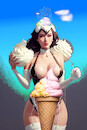 Cartoon: miss icecream (small) by ab tagged summer,icecream,girl,hot,cold