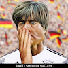 Cartoon: Sweet smell of success (small) by Bart van Leeuwen tagged jogi,low,deuchland,weltmeister,wk2018,russia,mannschaft,germany