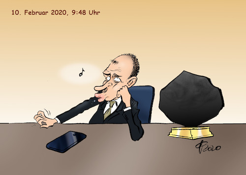 Cartoon: AKK-Rücktritt (medium) by Paolo Calleri tagged deutschland,thueringen,wahlen,ministerpraesident,ramelow,cdu,afd,parteivorsitzende,akk,annegret,kramp,karrenbauer,kritik,krisenmanagement,gegner,friedrich,merz,ruecktritt,parteivorsitz,kanzlerkandidatur,karikatur,cartoon,paolo,calleri,deutschland,thueringen,wahlen,ministerpraesident,ramelow,cdu,afd,parteivorsitzende,akk,annegret,kramp,karrenbauer,kritik,krisenmanagement,gegner,friedrich,merz,ruecktritt,parteivorsitz,kanzlerkandidatur,karikatur,cartoon,paolo,calleri